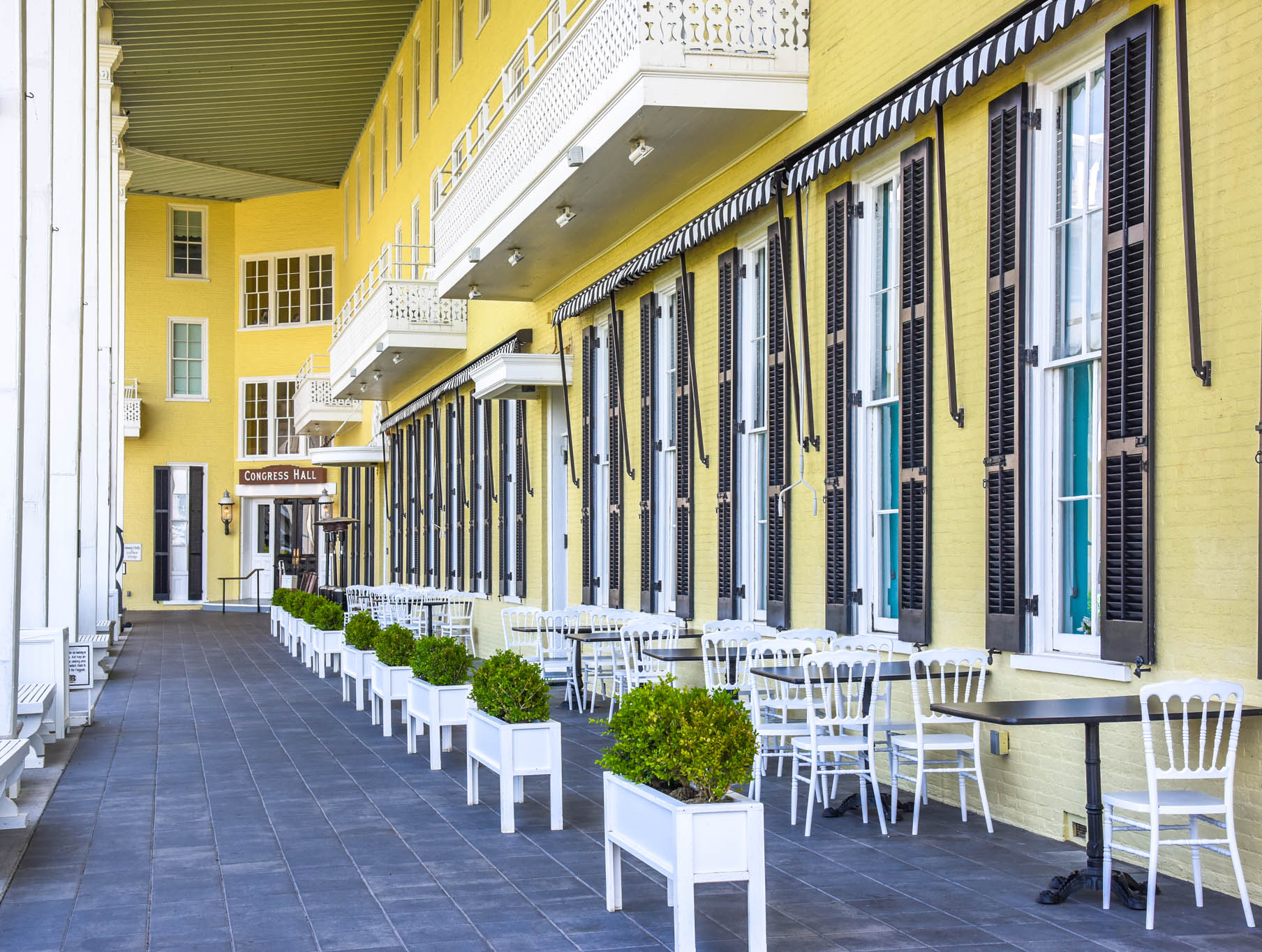 Congress Hall patio 