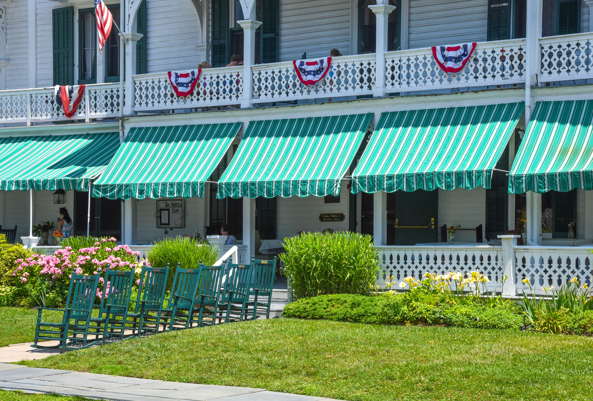 The historic Chalfonte Hotel, Established in 1876.