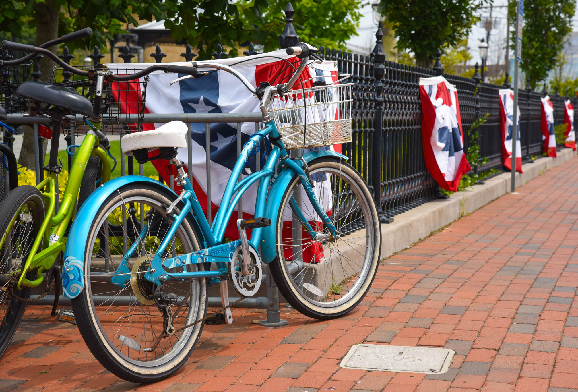 Parked Bicycle at Rotary Park