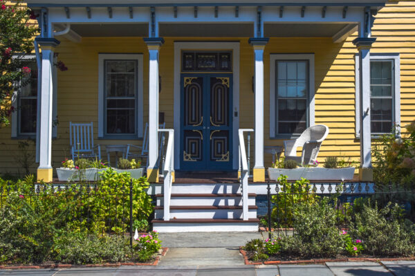The front porch of The Bayberry House