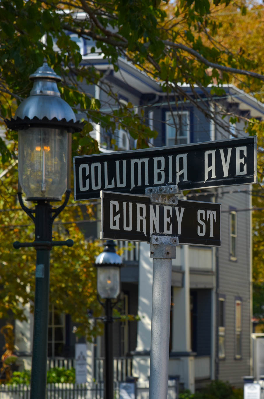 Corner of Gurney and Columbia 