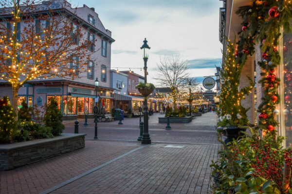 Early Evening View of Washington Street Mall