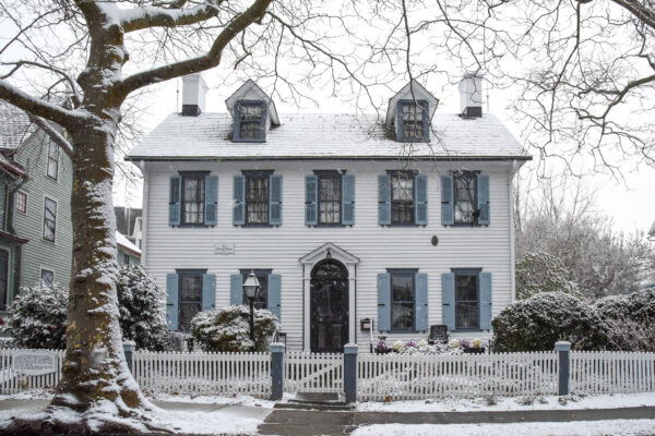 The Cherry House in snow