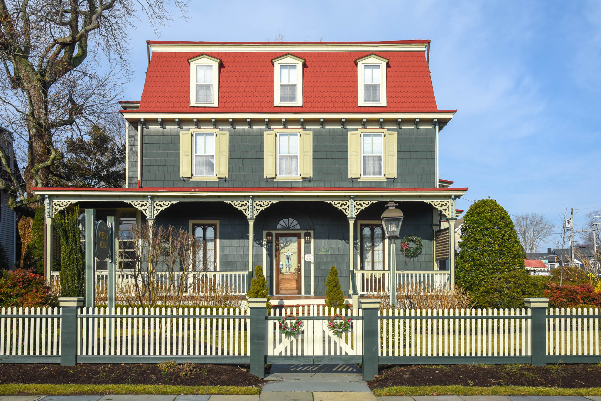 looking at the front of The Thomas Webster House