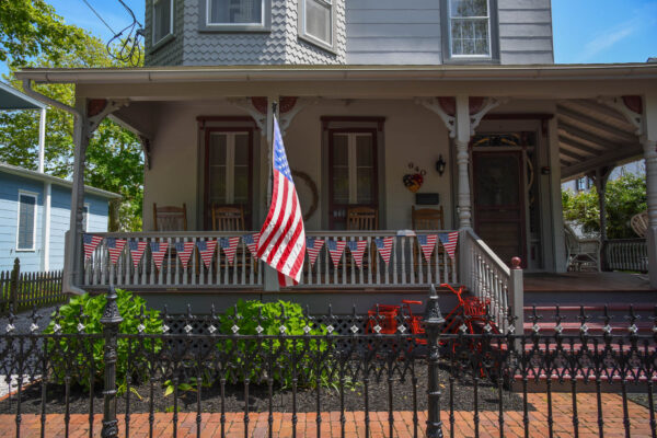 The Blake House is all dressed up for Memorial Day Weekend.