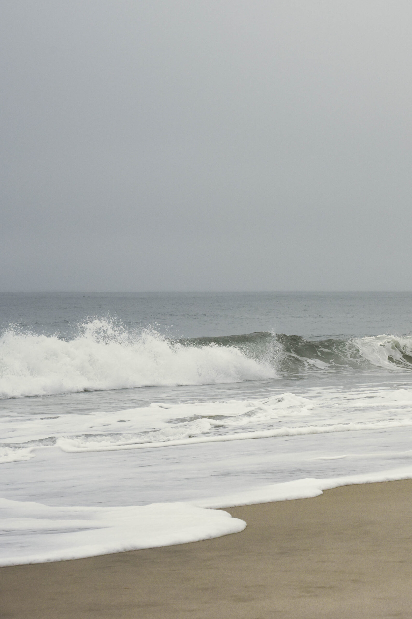 Misty Early Morning on the Beach of Cape May