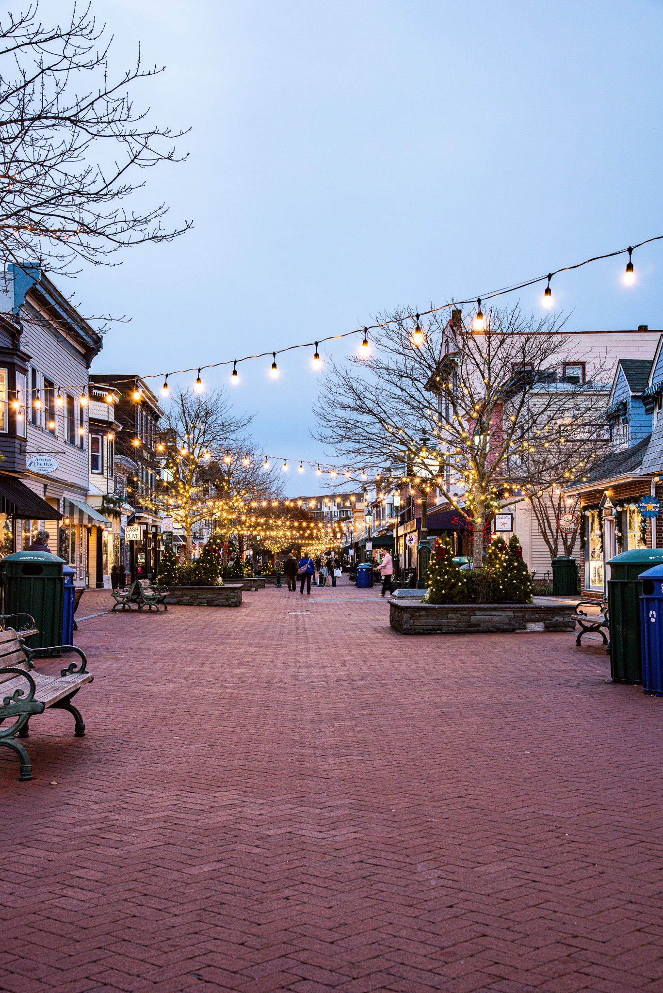 People are still shopping on the Washington Street Mall