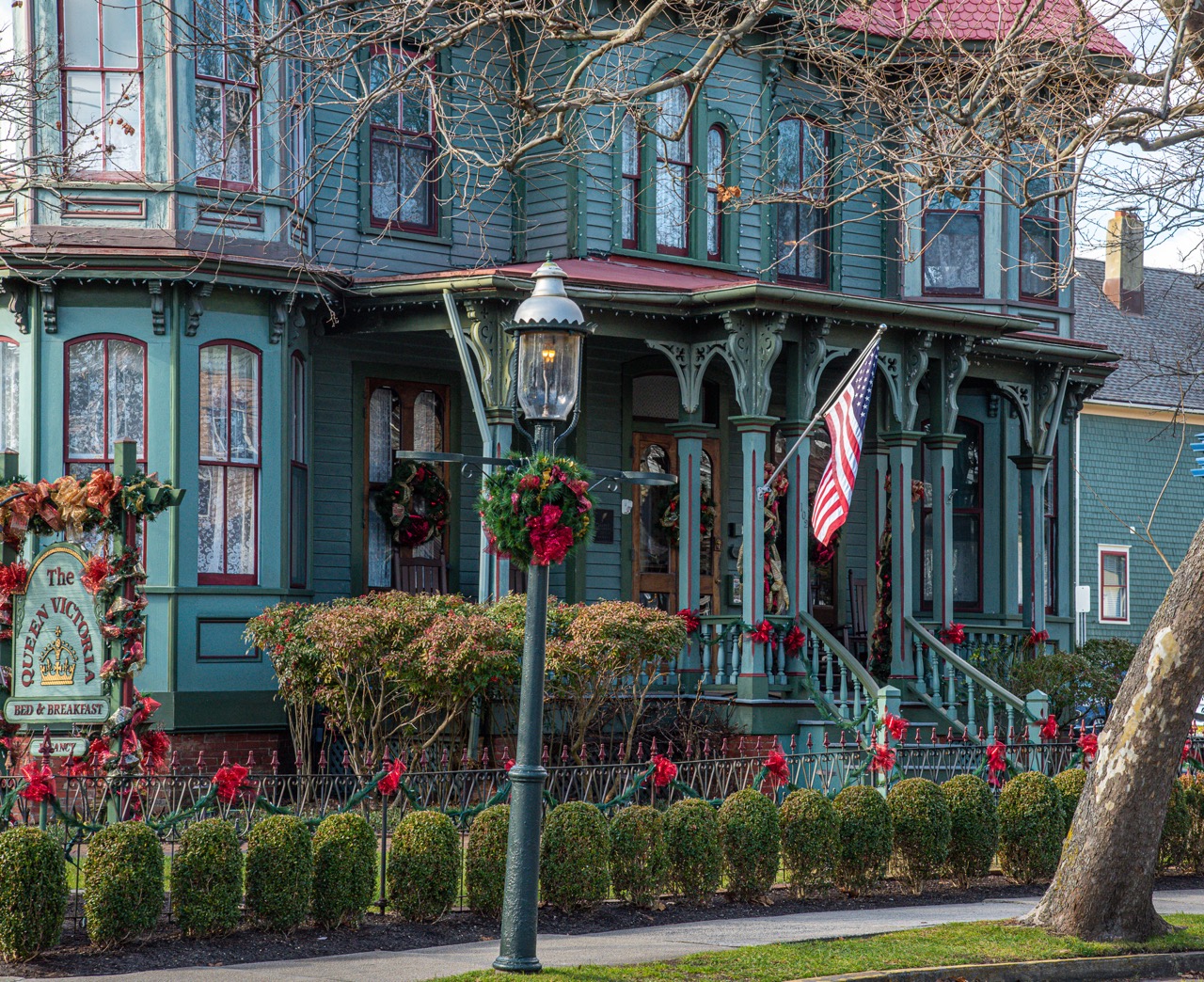 Cheerful view of the Queen Victoria B&B