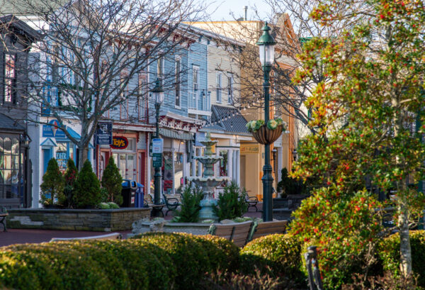 Washington Street Mall in the morning light