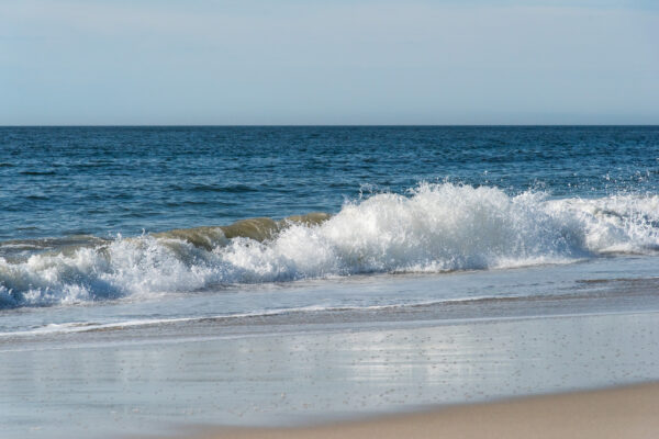 Poverty Beach waves