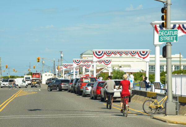 Late Afternoon Bike Ride on Beach Ave