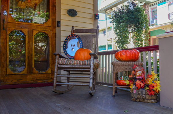 The Fall Season of a porch