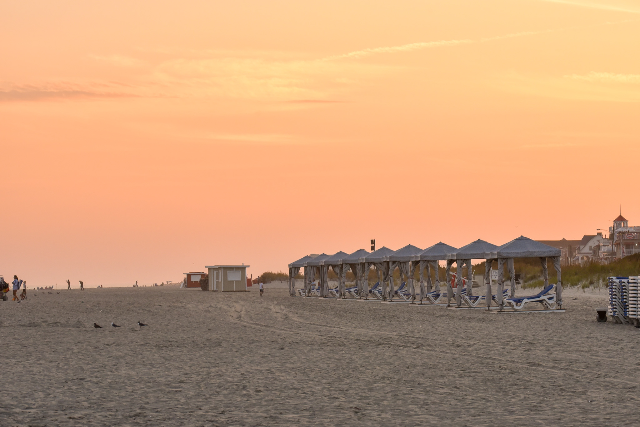 Late In The Day on the beach in front of the Grand Hotel