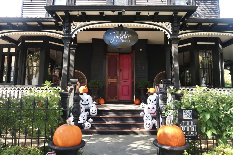 Halloween decorations at The Hugh