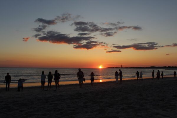 Sunset Watchers at The Cove