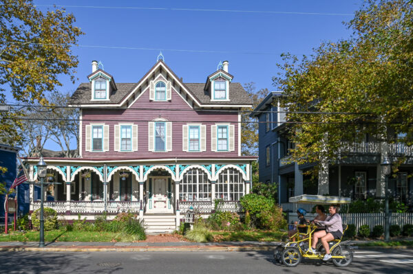 A Family on a Afternoon Ride. This is Columbia Ave.