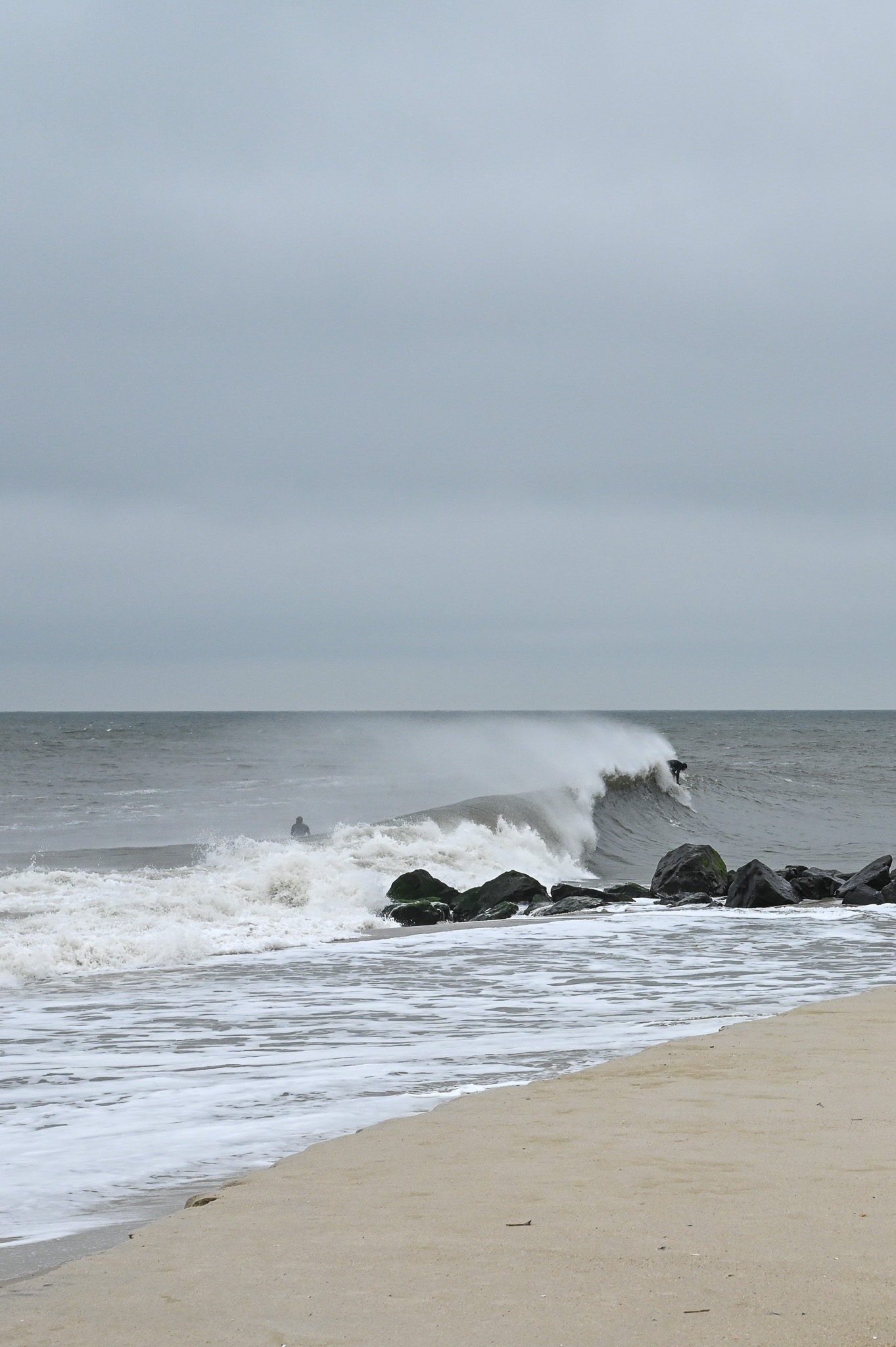 People surfing in Cape May.