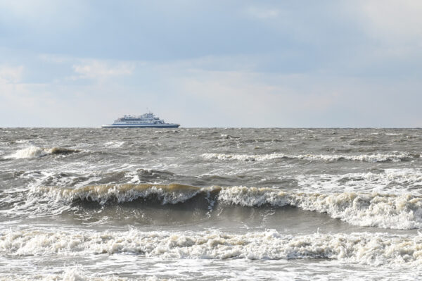 The Cape May -Lewes Ferry Heading back to Cape May