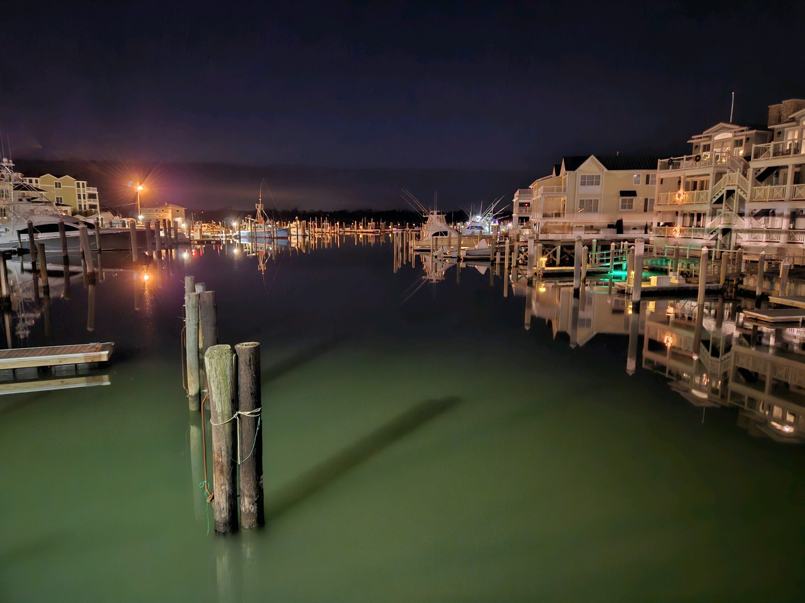 Silent Night the docks on the Harbor