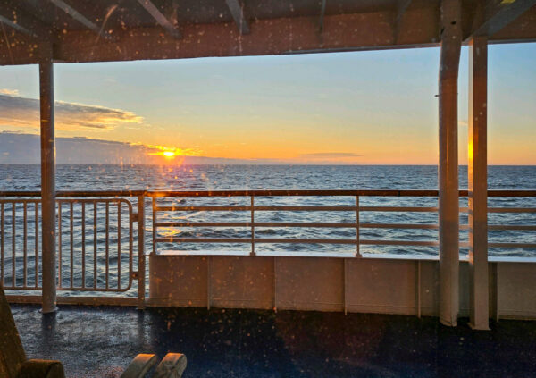 View from inside the Ferry