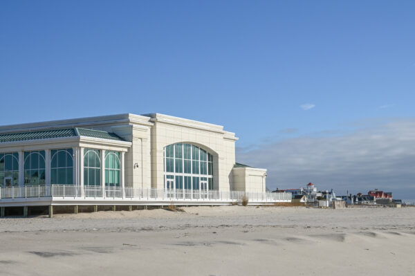 Cape May Convention Hall from the beach