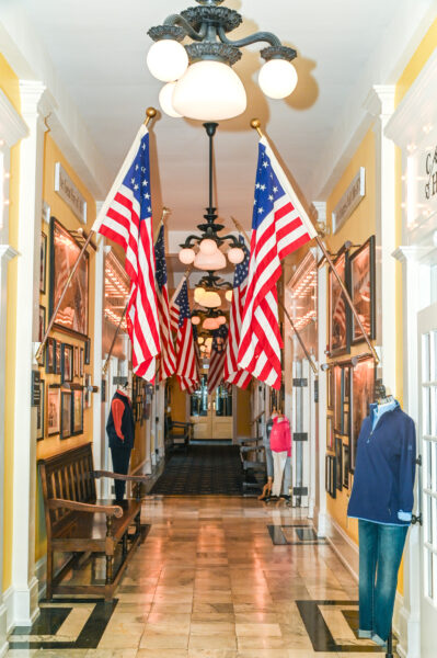 Walking Down the Hall at Congress Hall