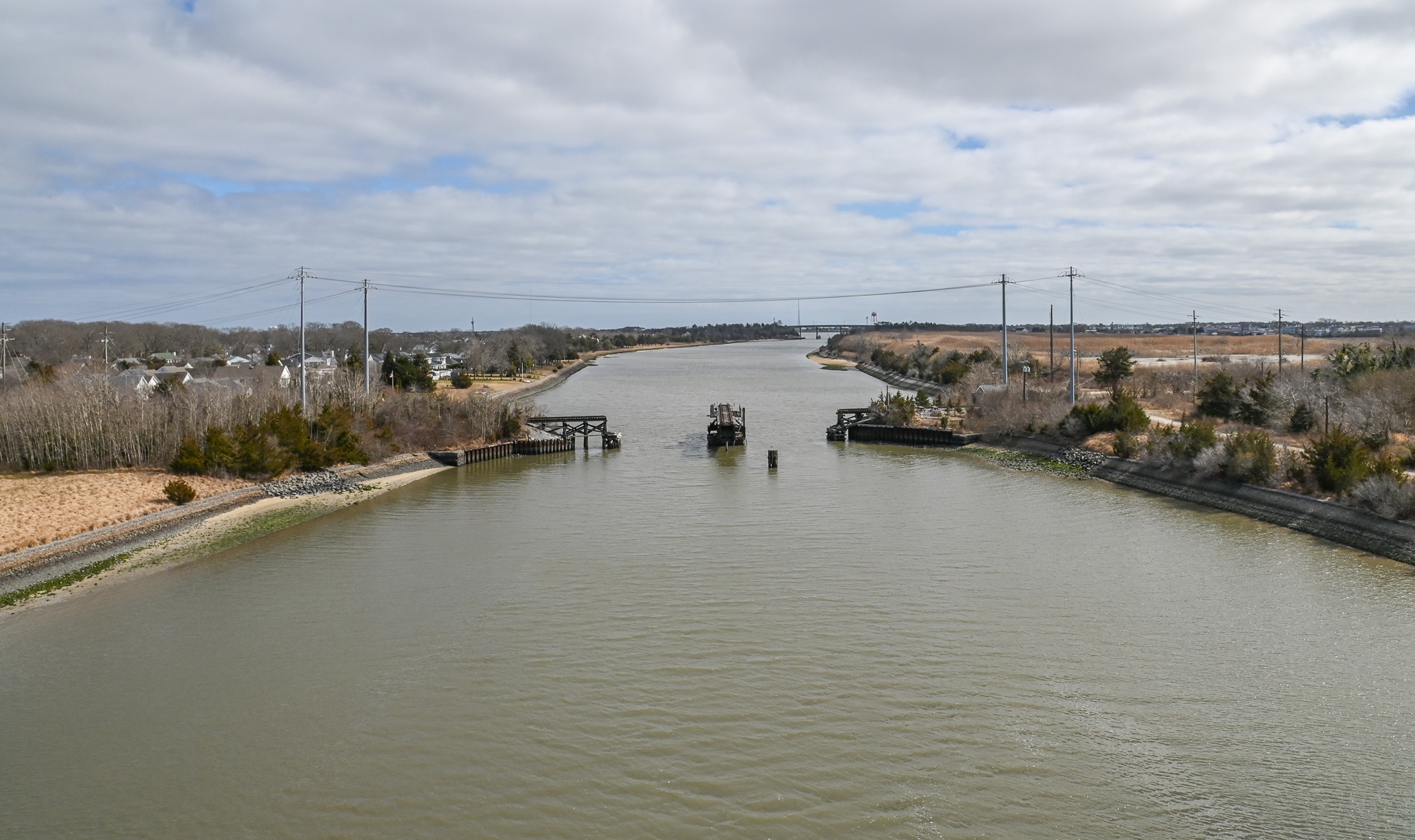 The Cape May Canal from the West Cape May Bridge