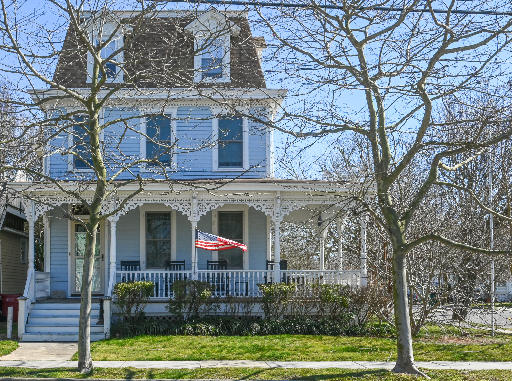 West Cape May House on a Windy Afternoon