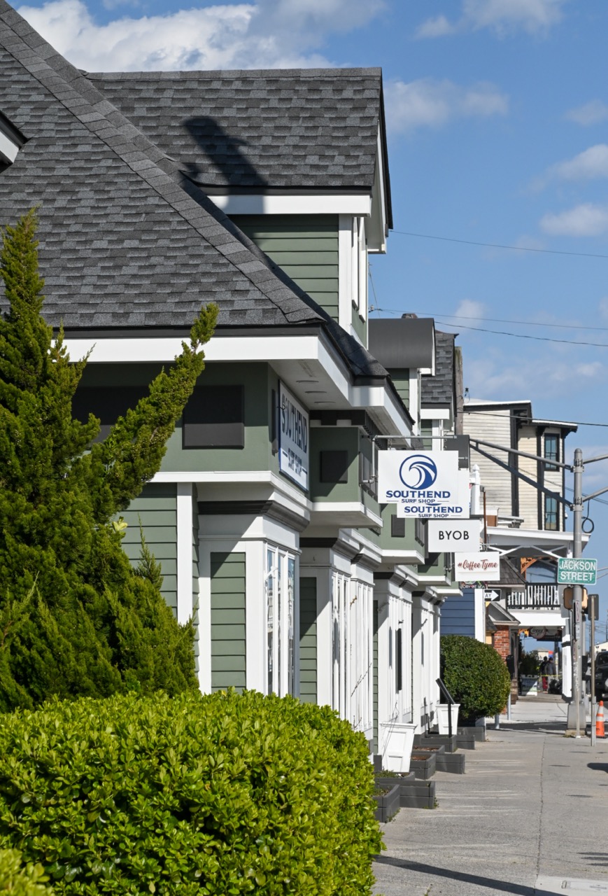 Shops Along Beach Ave.