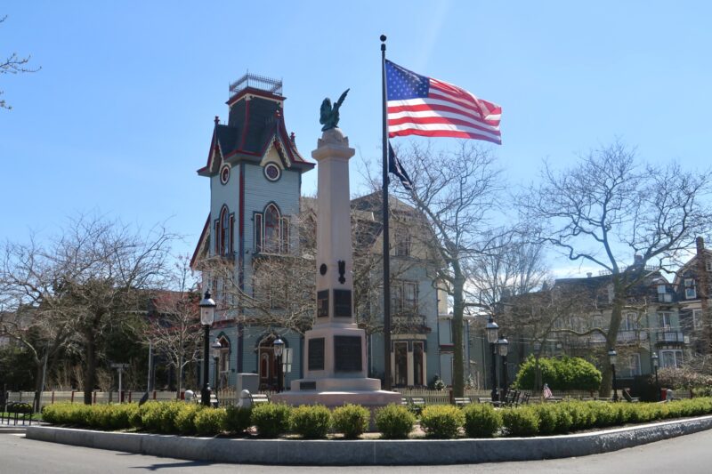 On the corner of Gurney Street and Columbia Ave facing The Abbey