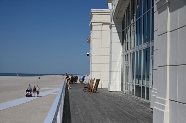 Enjoying The Walkway on the Beach behind Convention Hall