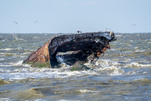 Windy Afternoon at the SS. Atlantus