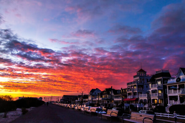Brilliant Colors Along Beach Ave