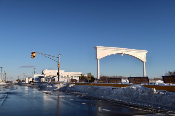 Winter on Beach Ave