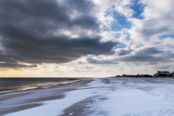 Snow Swept Beach