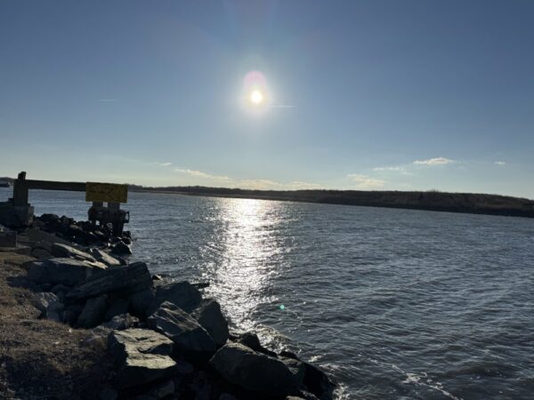 Sun Shining at the Ferry Intracoastal Waterway