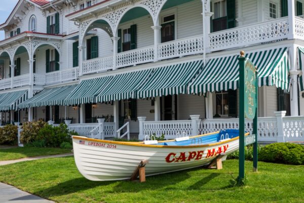 Picture Perfect A lifeboat at The Chalfonte Hotel