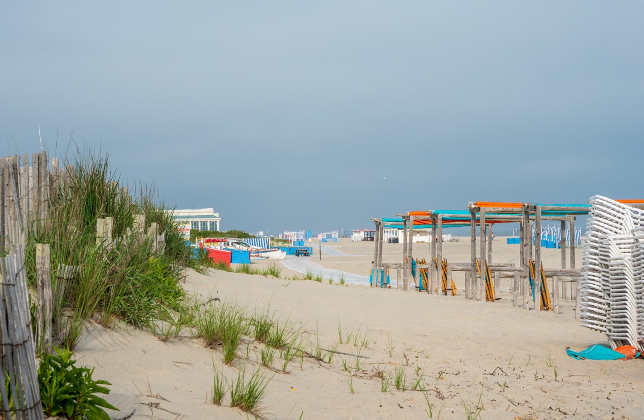 Dark Clouds Over the Beach by the Rusty Nail