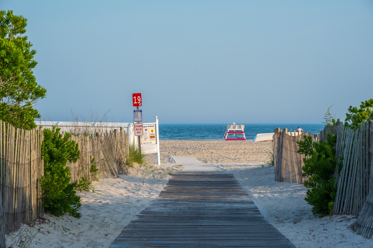Beach Path this is in front of Congress Hall