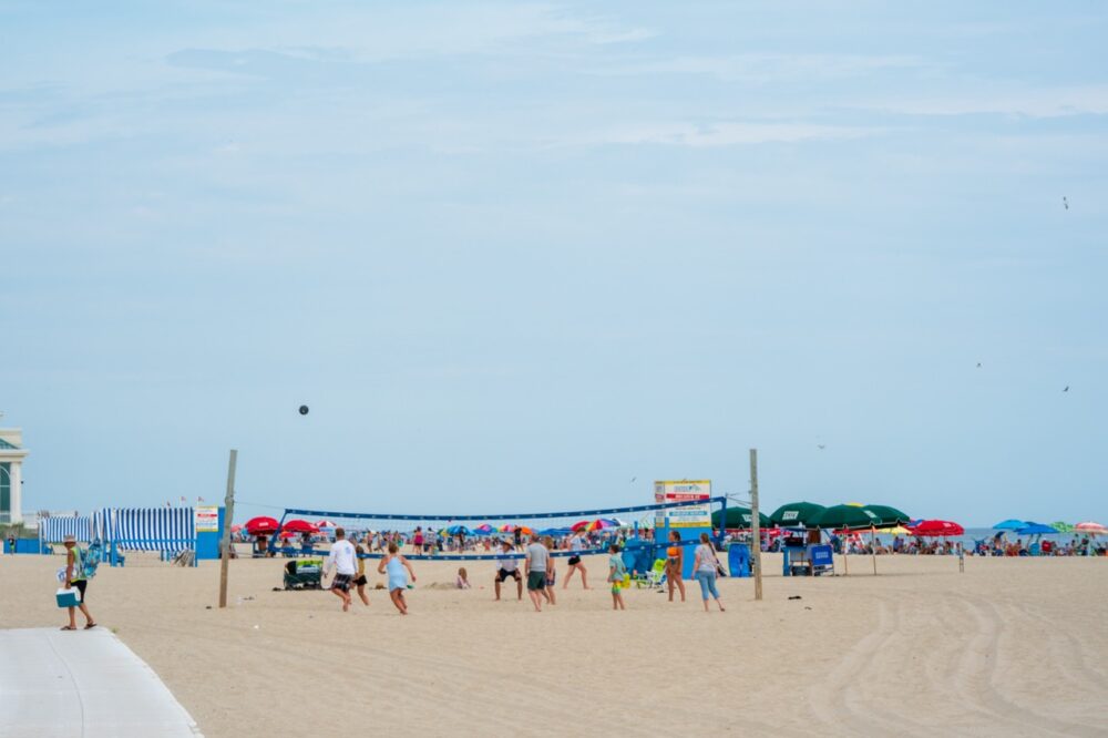 Beach Time on the beach in Cape May NJ