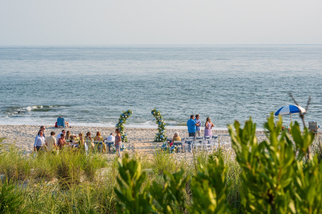 Somebody's Special Day
in Cape May Point on the beach.