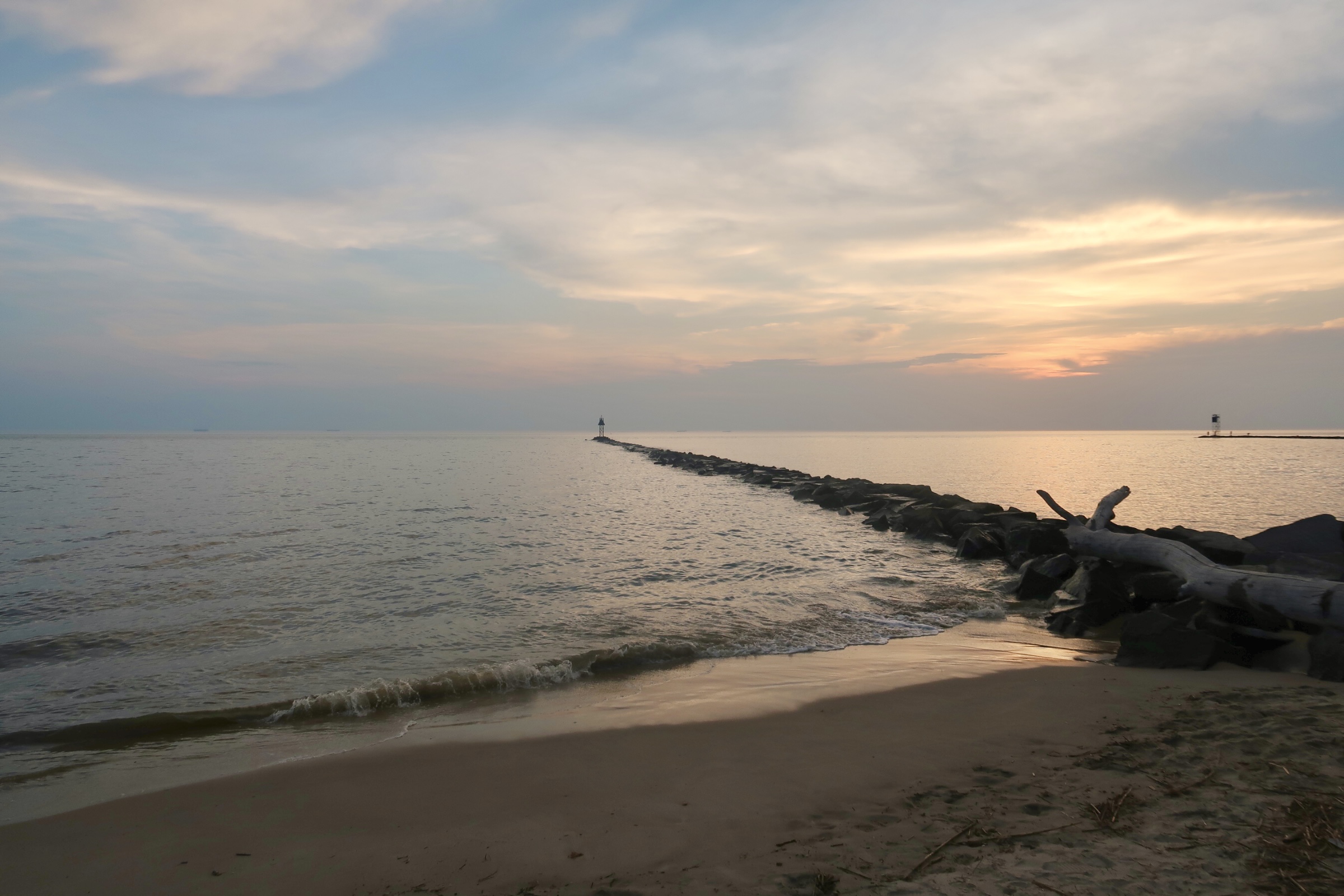 Sunset over the Delaware Bay