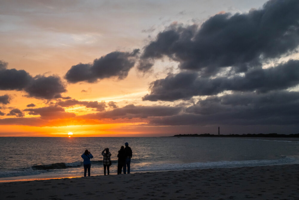 A Gathering at Sunset