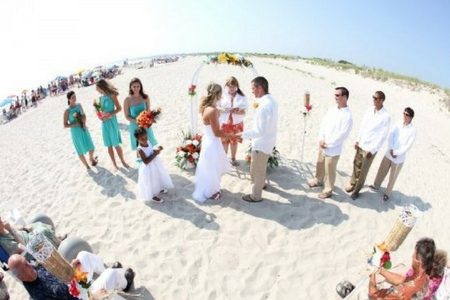 Ceremony Cape May Beach Weddings Capemay Angel Of Love Wedding Officiant
